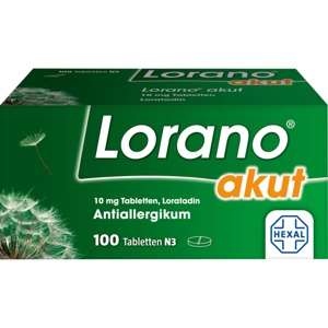 LORANO akut Tabletten Produktbild