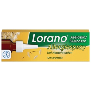 LORANO Azelastin/Fluticason Allergiespr.b.Heuschn. Produktbild