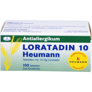 LORATADIN 10 Heumann Tabletten Produktbild