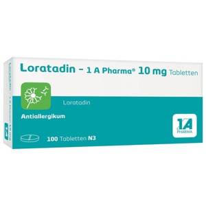 LORATADIN-1A Pharma Tabletten Produktbild