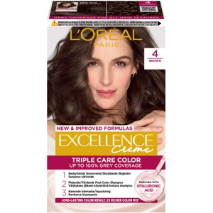 L'Oréal Paris Excellence Crème 4 Brun 1 pcs produktbillede