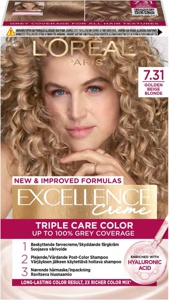 Loreal Paris Excellence Crème Triple Care Color 7.31 Golden Beige Blonde produktbilde