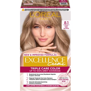 L'Oréal Paris L´Oréal Paris Excellence Creme 8.1 Lys Askeblond 1 pcs produktbillede