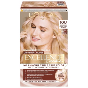 Loreal Paris Excellence Creme Universal Nudes 10U Universal Extra Light Blonde produktbilde