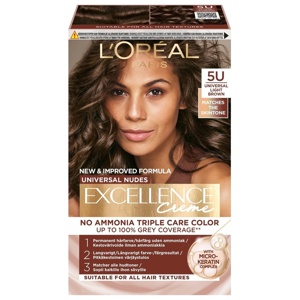 Loreal Paris Excellence Creme Universal Nudes 5U Universal Light Brown produktbilde