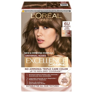 Loreal Paris Excellence Creme Universal Nudes 6U Universal Dark Blonde produktbilde