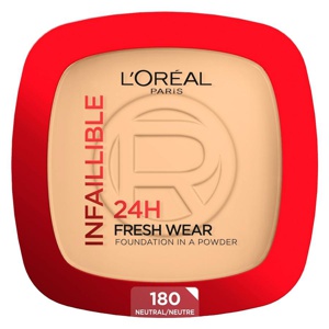 L'Oréal Paris Infaillible 24H Fresh Wear Foundation in a Powder 180 Neutral Undertone produktbilde