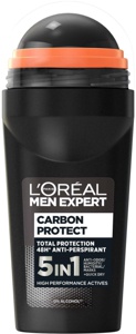 L'Oréal Paris Men Expert Carbon Protect Total Protection 48H Anti-Perspirant Deodorant Roll-On 100 ml produktbilde