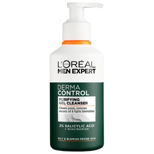L'Oréal Paris Men Expert Derma Control Purifying Gel Cleanser 260 ml produktbillede