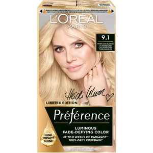L'Oréal Paris Préférence Permanent Color For Normal Hair 9.1 Viking Ash Blonde 1 pcs produktbillede