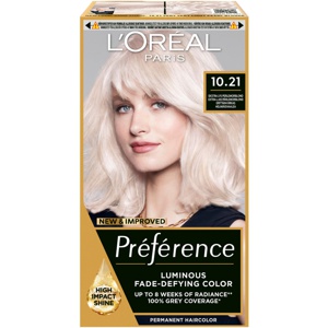 L'Oréal Paris Récital Préférence 10.21 Stockholm Extra Ljus Pärlemorsblond 1 pcs produktbillede