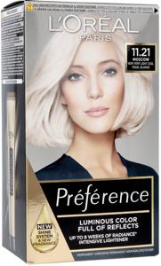 L'Oréal Paris Préférence Permanent Haircolor 11,21 Ultra Light Crystal produkt bild