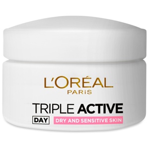 L'Oréal Paris Triple Active Dry/Sensitive Day Cream - 50 ml produktbillede