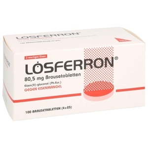 Lösferron 80,5mg 100 St Brausetabletten Produktbild