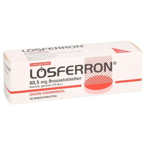 Lösferron 80,5mg 20 St Brausetabletten Produktbild