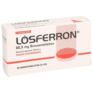 Lösferron 80,5mg 50 St Brausetabletten Produktbild