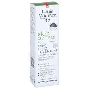 Louis Widmer skin appeal SEBO FLUID TAG & NACHT 30 ml Emulsion Produktbild
