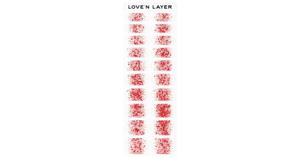 Love'n Layer Love Note Funky Sparkle Red produkt bild