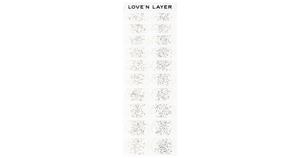 Love'n Layer Love Note Funky Sparkle Silver produkt bild