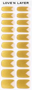 Love'n Layer Minnies Swag Gold Självhäftande nagellack produkt bild
