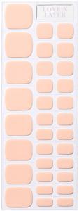 Love'n Layer Solid Toe Natural Nude Självhäftande nagellack produkt bild