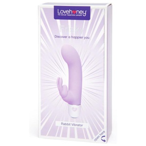 Lovehoney Frisky 10 Function Silicone Rabbit Vibrator Purple product image