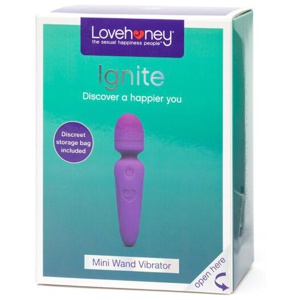 Lovehoney Ignite Rechargeable Wand Vibrator Purple product image