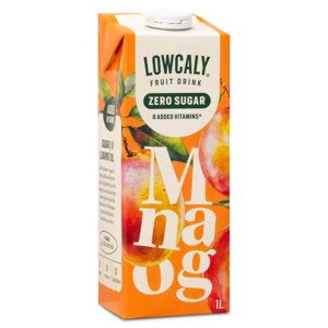 Lowcaly Frugtdrik Mango 1 L produktbillede