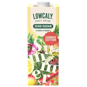 Lowcaly Fruktdryck 1000 ml produkt bild