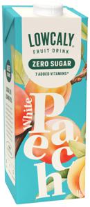 Lowcaly Fruktdryck White Peach 1 liter produkt bild