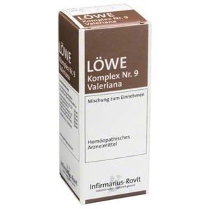 Löwe Komplex Nr. 9 Valeriana Tropfen, 50 ml Tropfen Produktbild