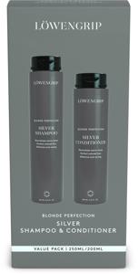 Löwengrip Blonde Perfection Silver Shampoo & Conditioner Value Pack produkt bild