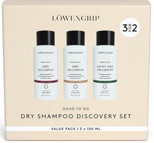 Löwengrip Good To Go Dry Shampoo Discovery Set 3 x 100 ml produktbillede