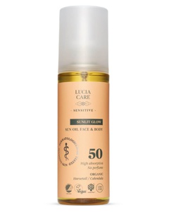 Lucia Care Sunlit Glow Sun Oil SPF 50 145 ml produktbillede