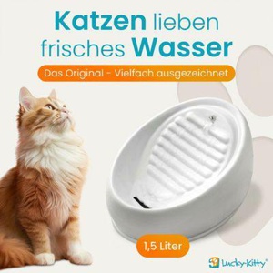 Lucky-Kitty Katzenbrunnen Keramik Produktbild
