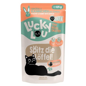 Nassfutter Katze mit Geflügel & Kaninchen "Spitz die Löffel", 125 g Produktbild
