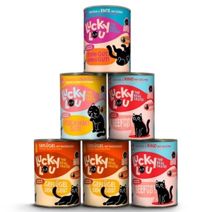 Lucky Lou Adult Probiermix 6 x 400 g Produktbild
