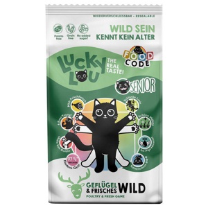 Lucky Lou Trockenfutter Katze, Senior, Geflügel und Wild 1,7 kg Produktbild