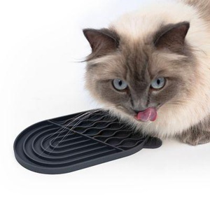 LucyBalu ZENPAD Katzen Schleckmatte anthrazit Produktbild