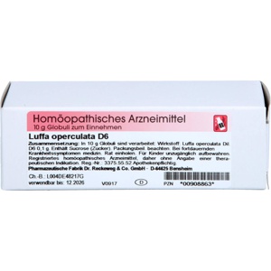 LUFFA OPERCULATA D 6 Globuli Produktbild