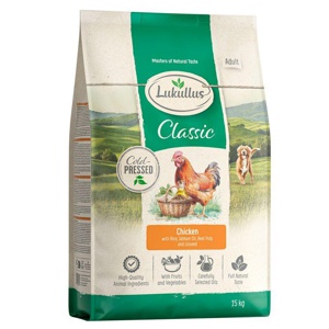 Lukullus Kaltgepresst Huhn & Vollkornreis Produktbild