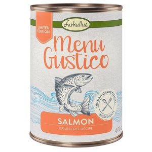 Lukullus Menu Gustico - Lachs mit Karotte, Luzerne und Spinat Produktbild
