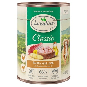 Lukullus Naturkost Adult Getreidefrei 6 x 400 g Produktbild