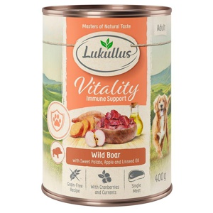 Lukullus Vitality Immunsystem: Wildschwein (getreidefrei) Produktbild