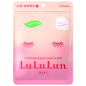 Lululun Premium Sheet Mask Yamanashi Peach Mjukgörande arkmask 108 ml produkt bild