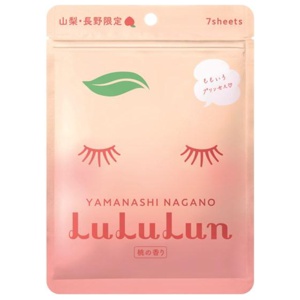 LuLuLun Premium Sheet Mask Yamanashi Peach 7 stk produktbilde
