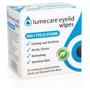 Lumecare Eyelid Wipes Pack of 20 product image