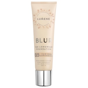 Lumene Blur 16H Longwear Foundation 0.5 Fair Nude 30 ml produktbilde