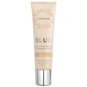 Lumene Blur 16h Longwear Foundation SPF15 3 Fresh Apricot produkt bild