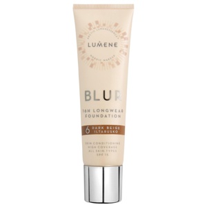 Lumene Blur 16H Longwear Foundation SPF 15 6 Dark Beige produkt bild